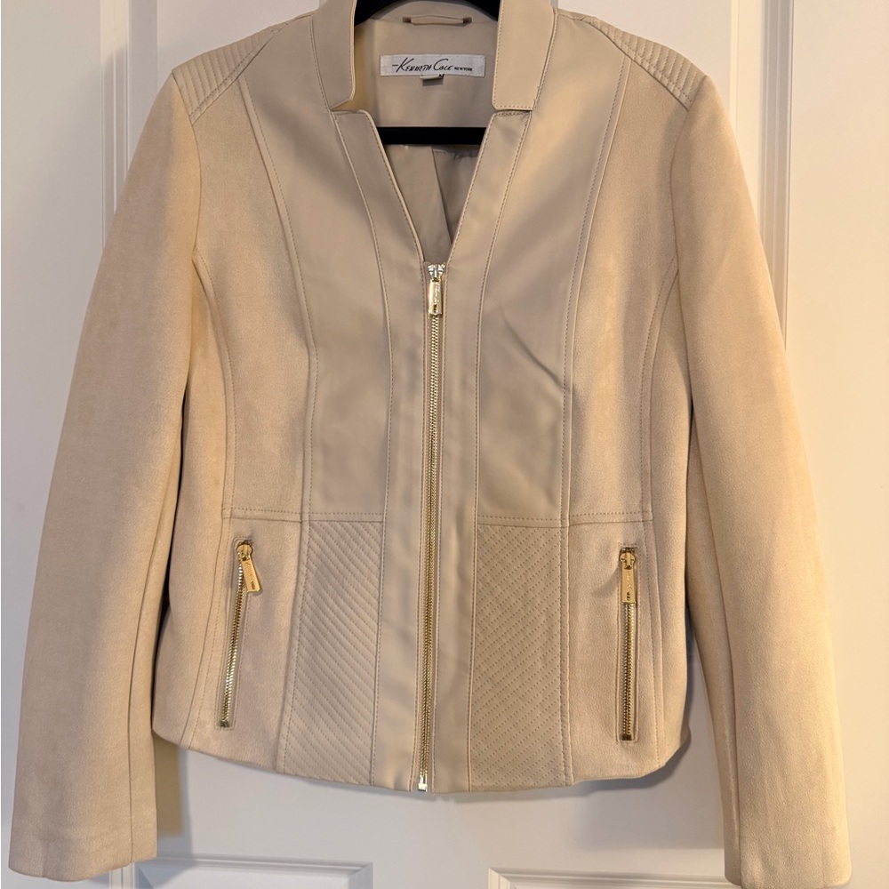 NWT Kenneth Cole Faux Suede Women's Jacket